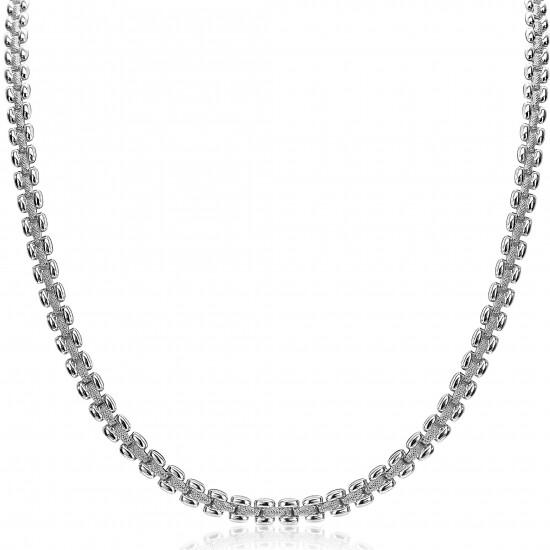 ZINZI Sterling Silver Luxurious Necklace Rolex-style Chain width 5mm 43cm ZIC1997