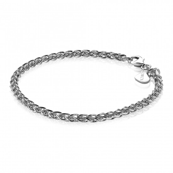 ZINZI Sterling Silver Wheat Chain Bracelet 3,5mm ZIA1260