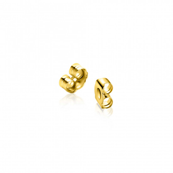 ZINZI Gold Plated Sterling Silver Ear Poussettes or Backs for Zinzi Stud Earrings (price per pair) ZIP-G