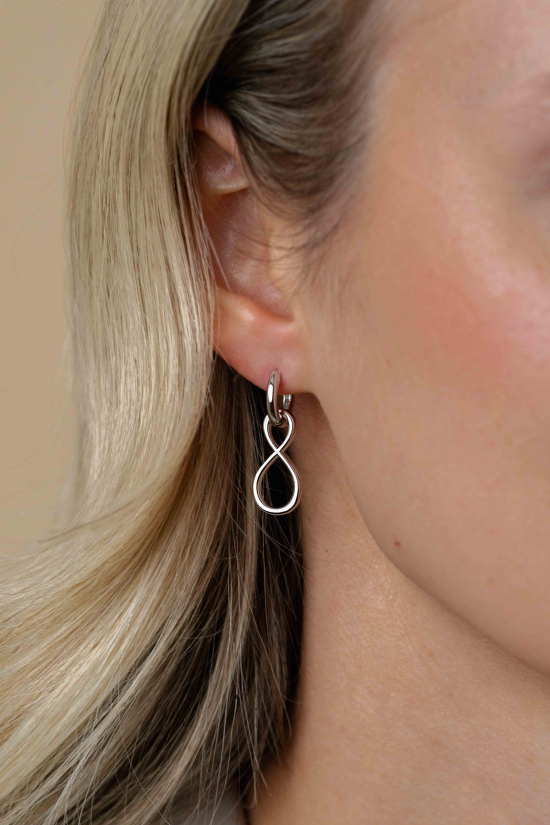 ZINZI zlv. oorbedels infinity