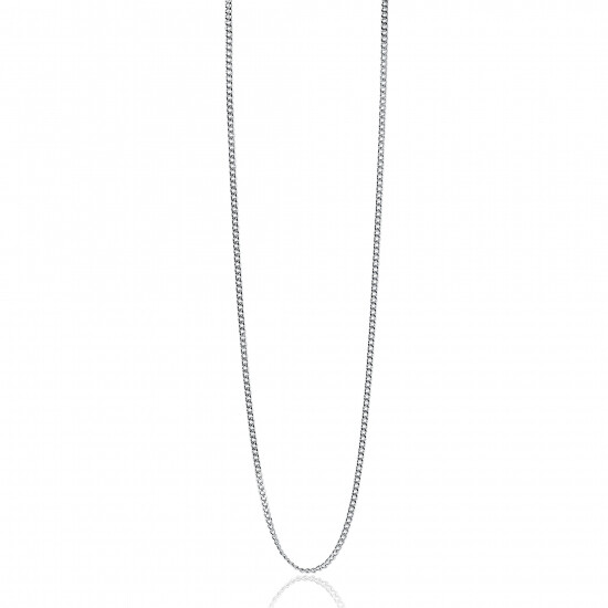 60cm ZINZI Sterling Silver Curb Chain Necklace ZILC-G60