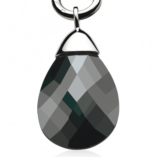 ZINZI Sterling Silver Pendant Black ZIH555Z