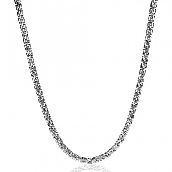 ZINZI Sterling Silver Necklace Rolex-style Chain width 4,5mm 43cm ZIC2148