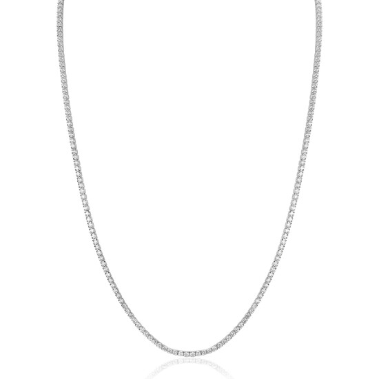 ZINZI zlv. tenniscollier small zirconia's 40/43cm