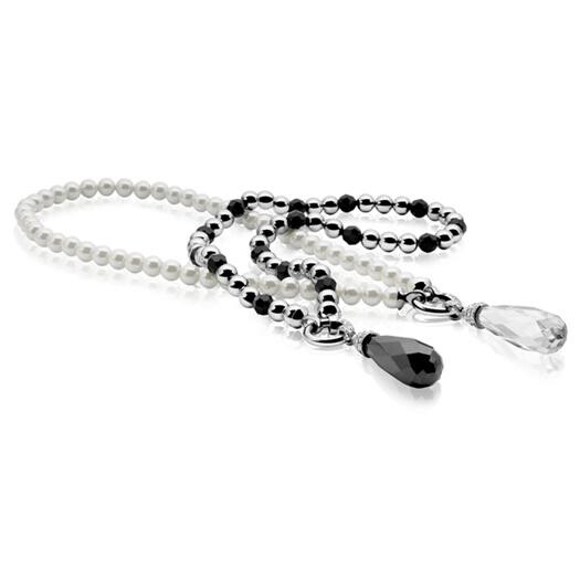 ZINZI Sterling Silver Drop Pendant Black ZIH536Z