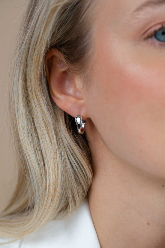 ZINZI zlv. oorringen organische vorm