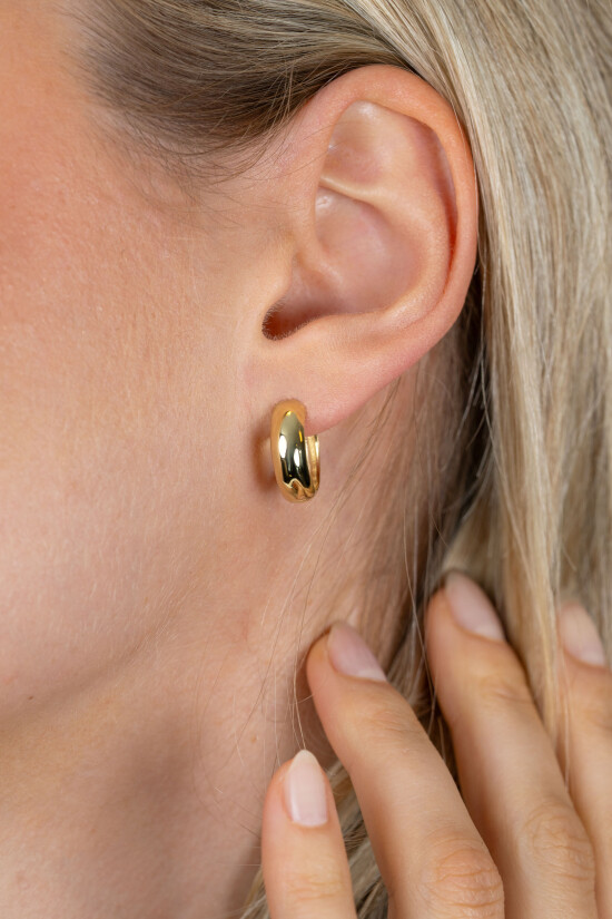 ZINZI zlv. klapcreolen gg.verg.half rond 15.5x5.3mm