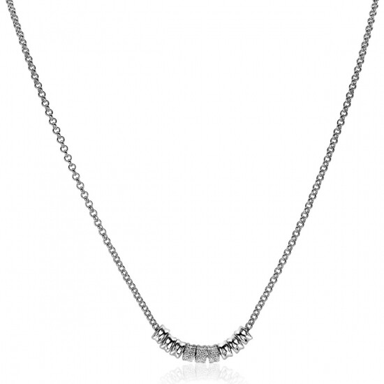 ZINZI Sterling Silver Necklace 45cm by Dutch Designer Mart Visser MVC22