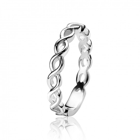 ZINZI Sterling Silver Stackable Ring Infinity ZIR1265