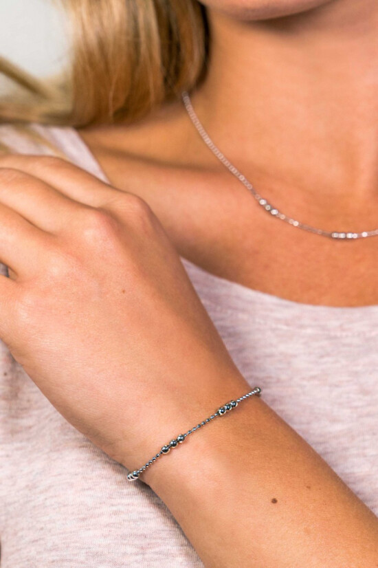 ZINZI Sterling Silver Fantasy Bracelet Beads 16,5-19,5cm ZIA1647