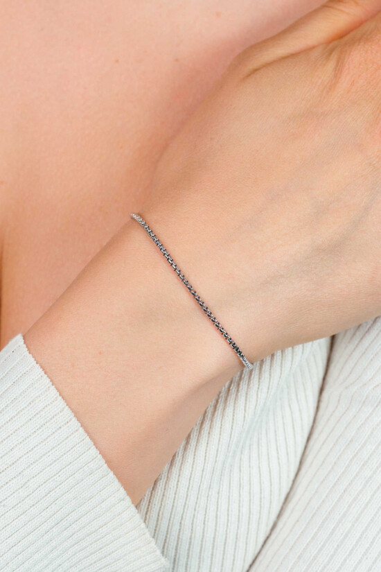 ZINZI zlv. armband massieve rond venetiaans