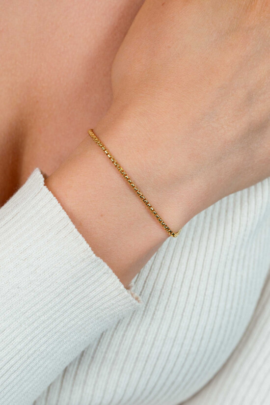 ZINZI zlv.armband gg.verg.massieve rond venetiaans