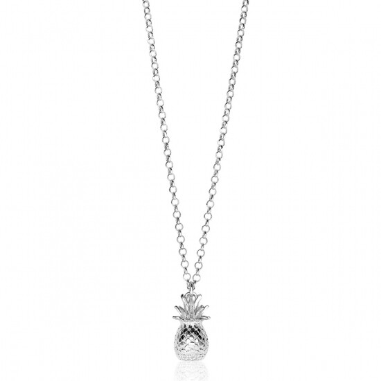 ZINZI Sterling Silver Necklace Pineapple 42-45cm ZIC1699