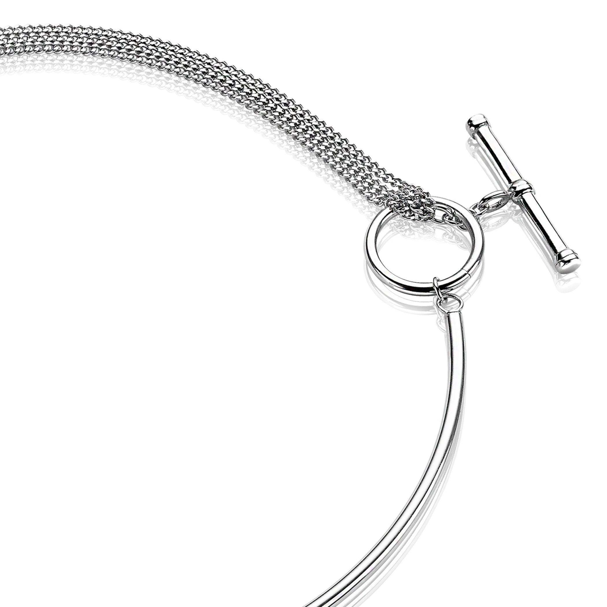 ZINZI Sterling Silver Necklace 42cm ZIC1490