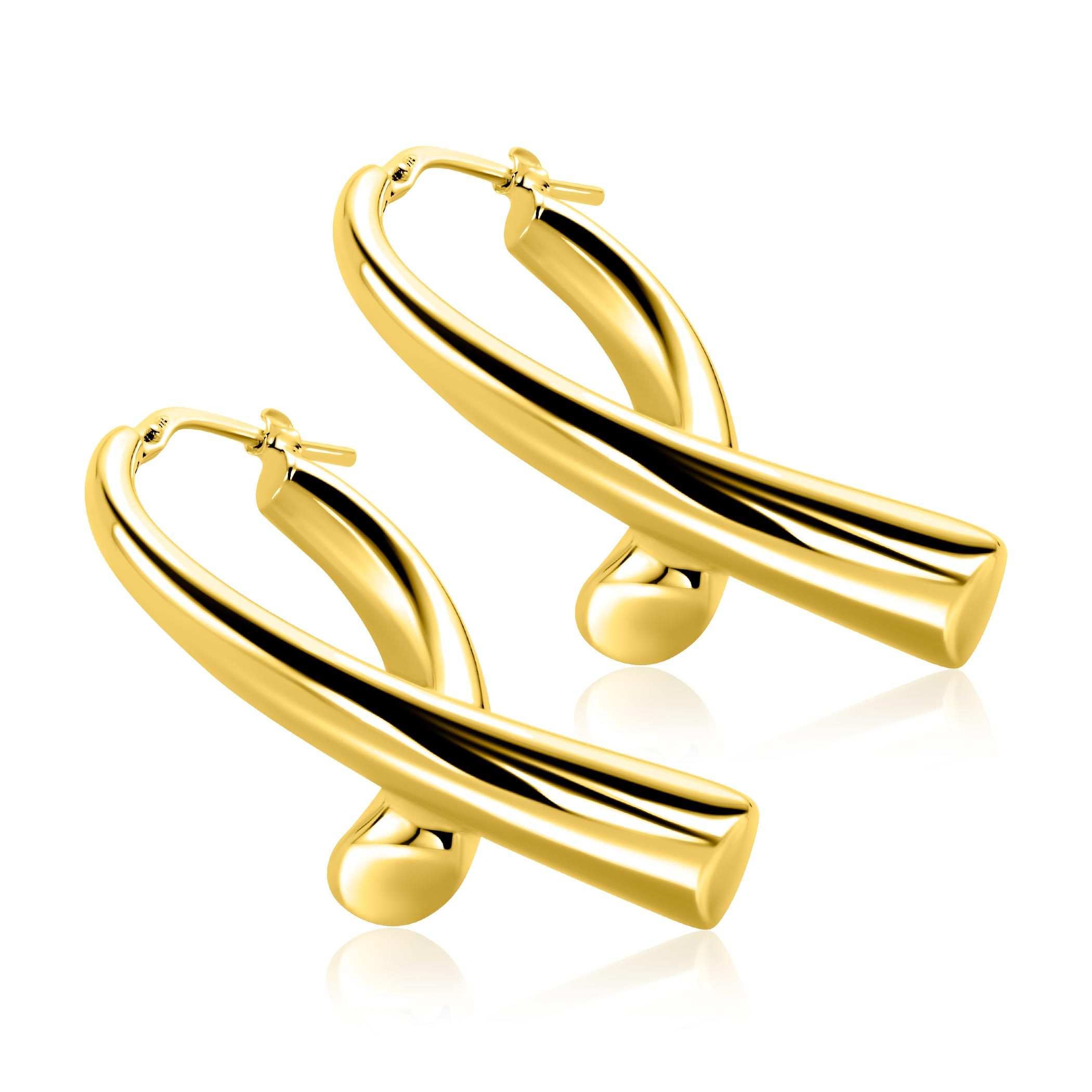 ZINZI zlv. oorsieraden gg.verg.sierlijke vorm