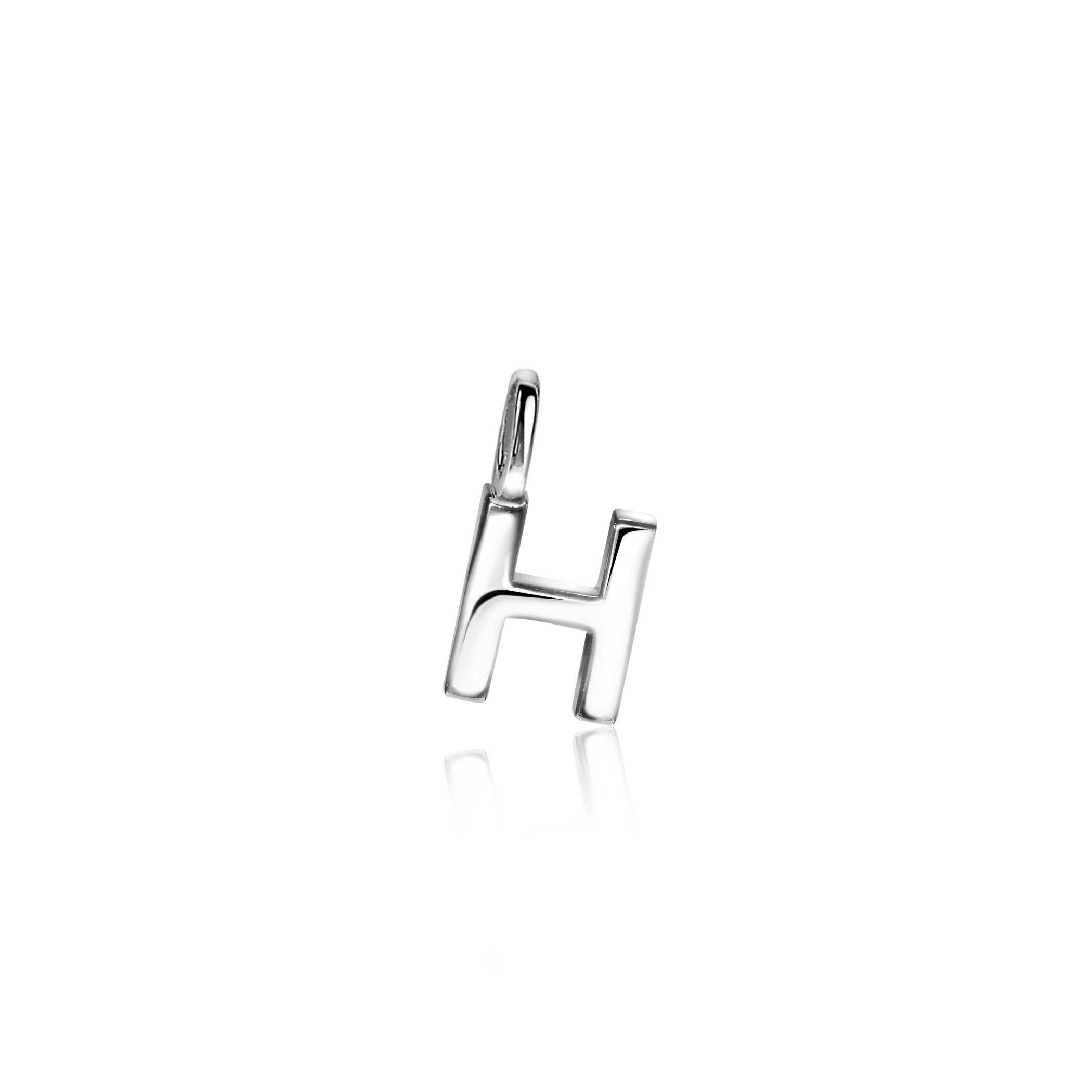 ZINZI Sterling Silver Letter Pendant H ZIH2140H