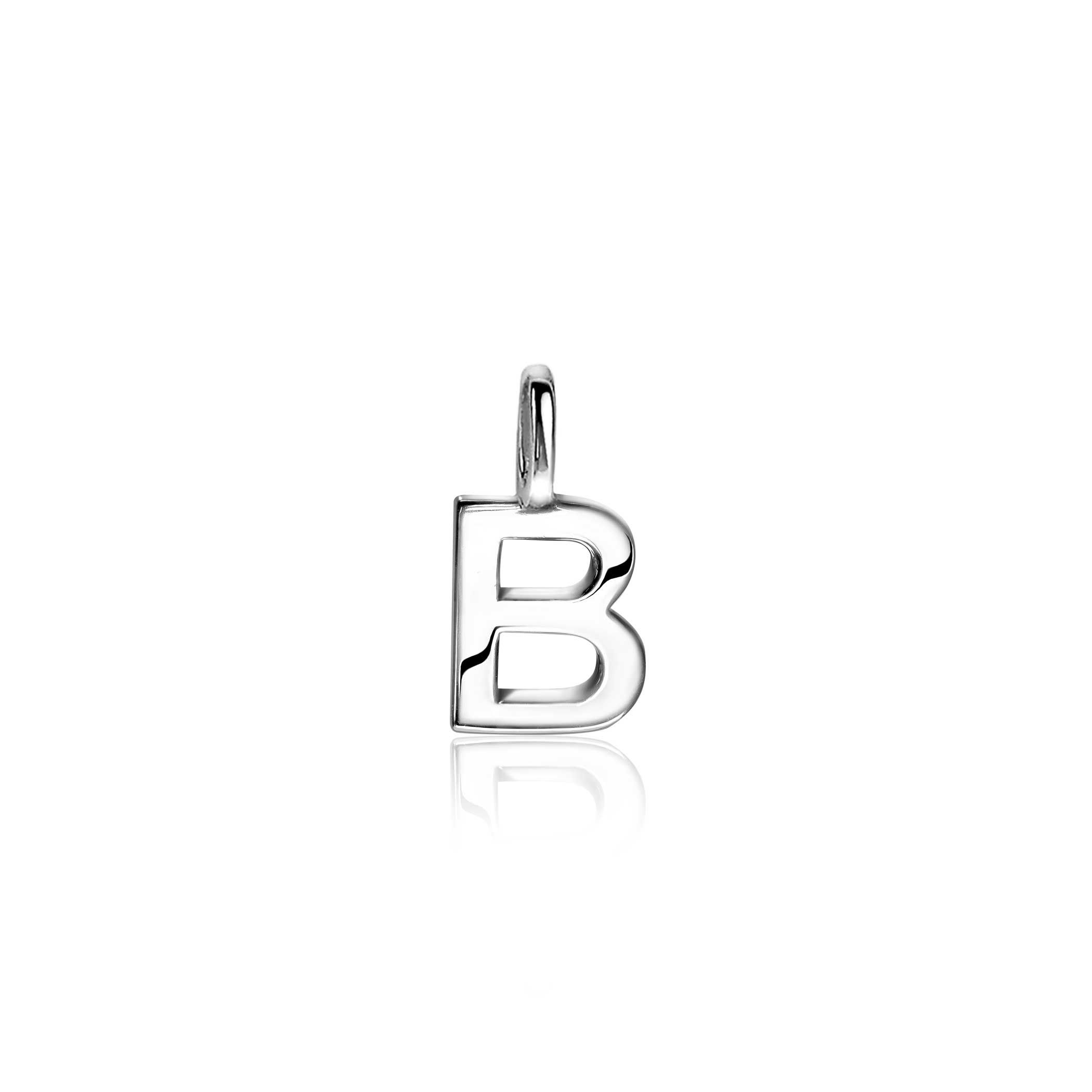 ZINZI Sterling Silver Letter Pendant B ZIH2140B