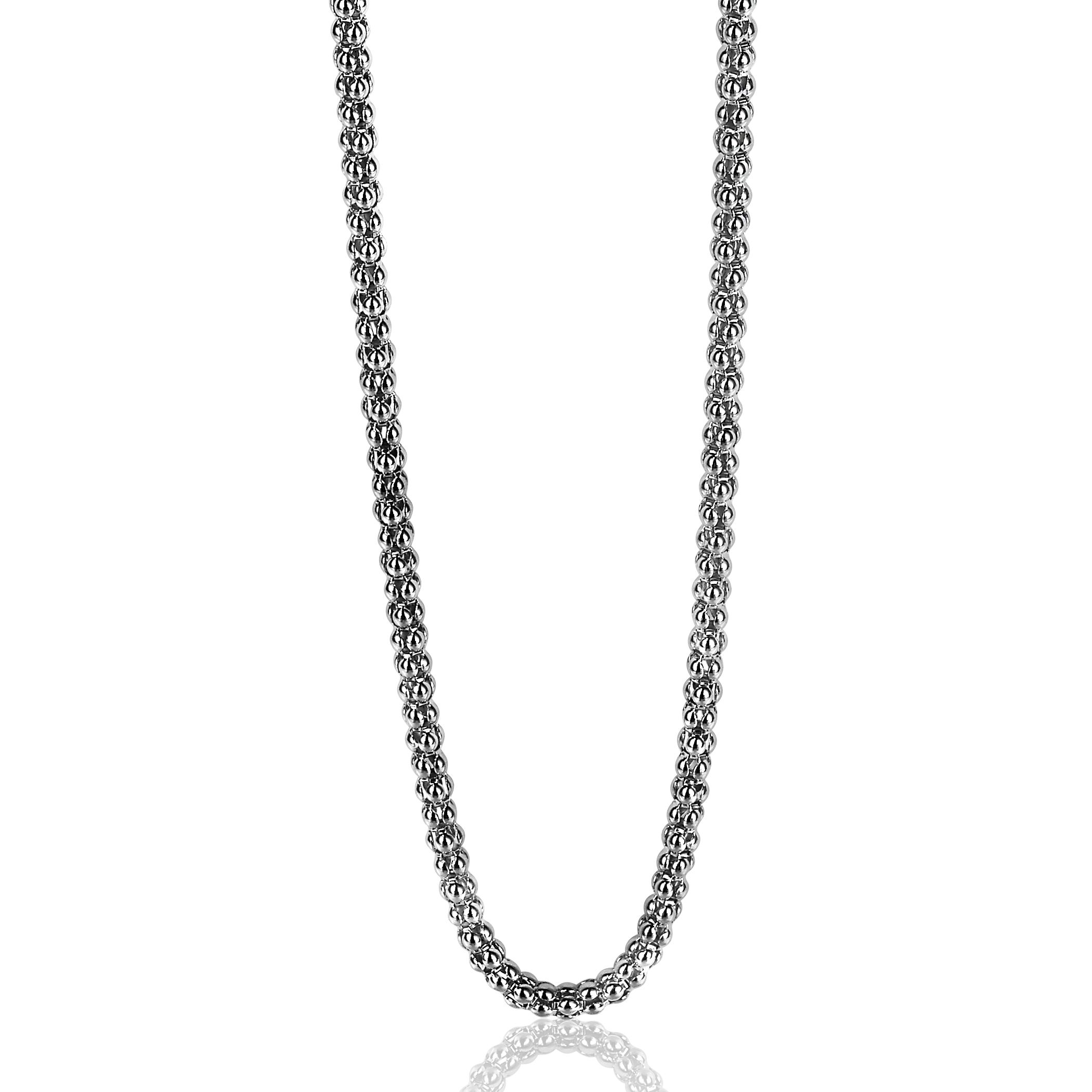 ZINZI Sterling Silver Chain Necklace 45cm ZIC1288