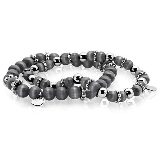 ZINZI Sterling Silver Bracelet Black Cat's Eye ZIA932Z