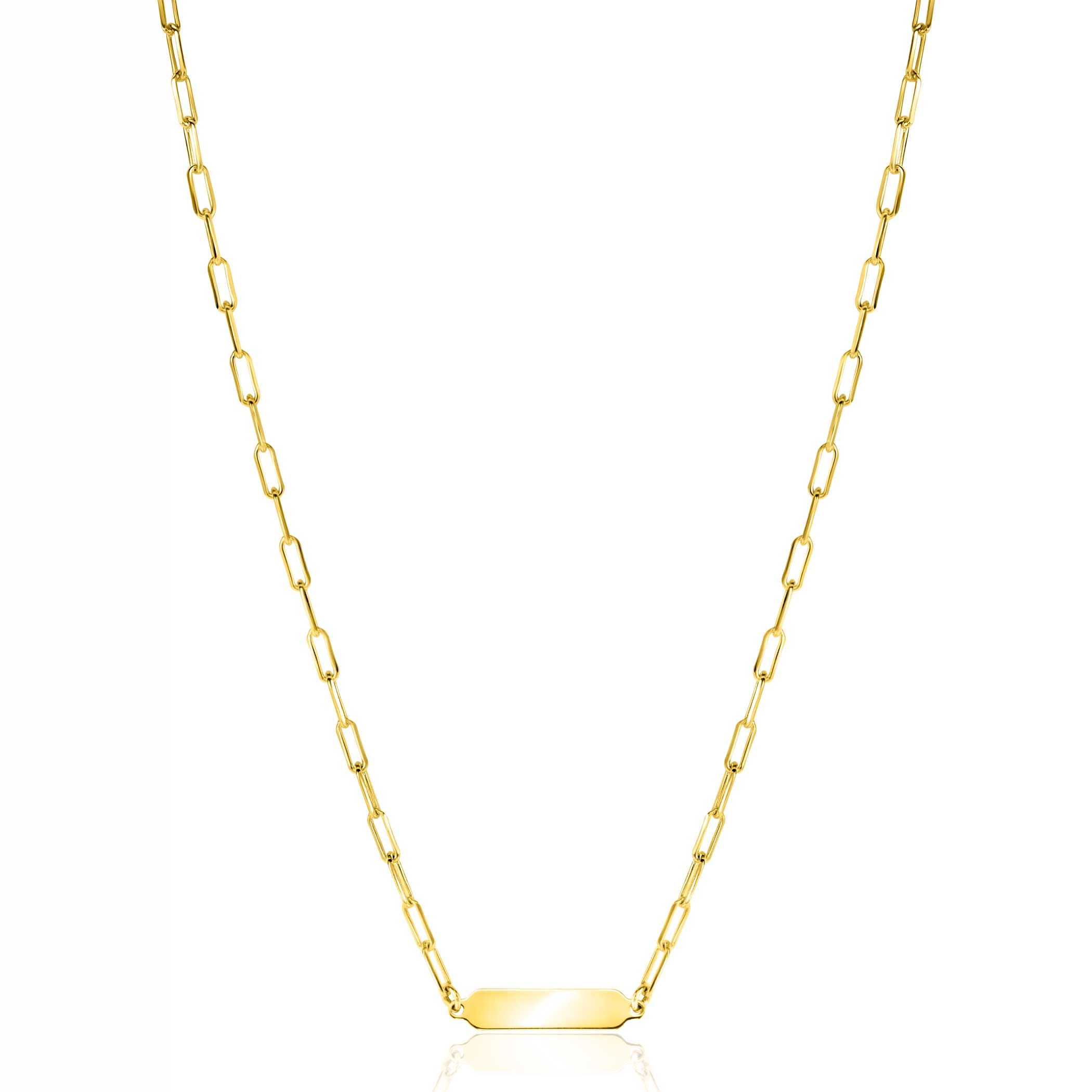ZINZI Gold Plated Sterling Silver Chain Bracelet with Beads and 3 Shiny Heart Charms 17-20cm ZIA2531G