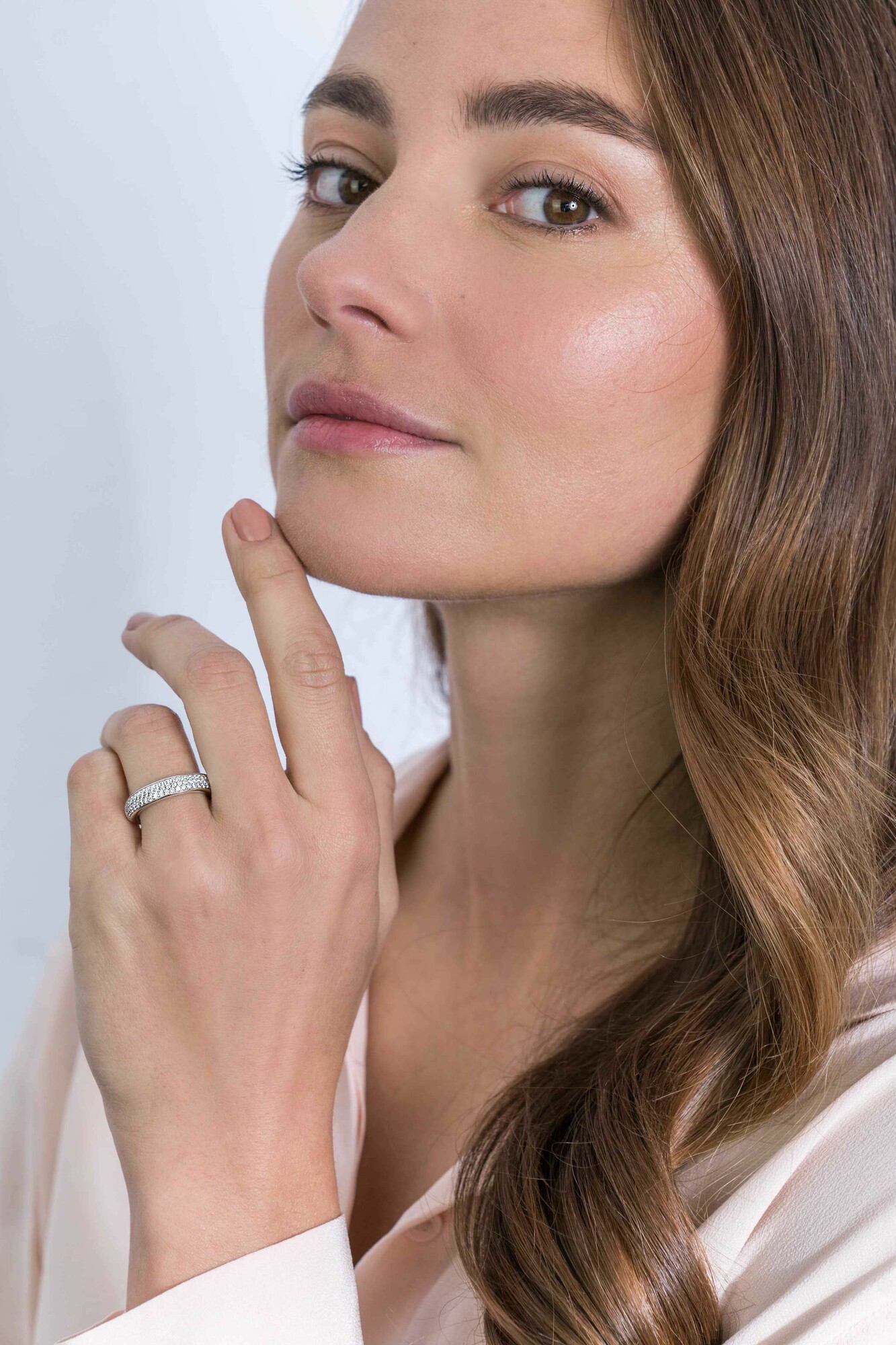 ZINZI Sterling Silver Ring White ZIR1183
