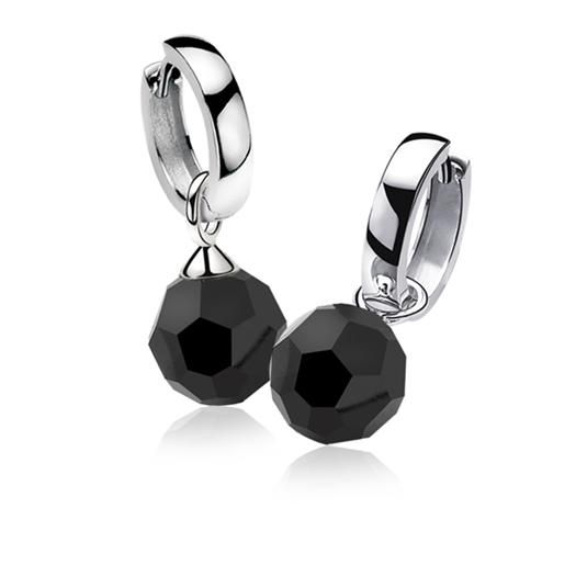 15mm ZINZI Sterling Silver Hoop Earrings width 3mm ZIO191