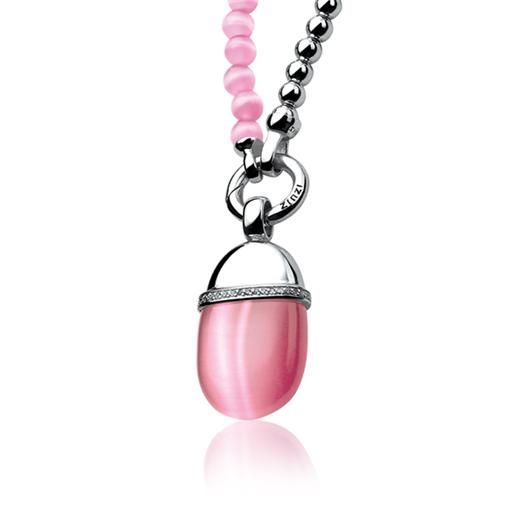 ZINZI Sterling Silver Pendant Pink ZIH794R