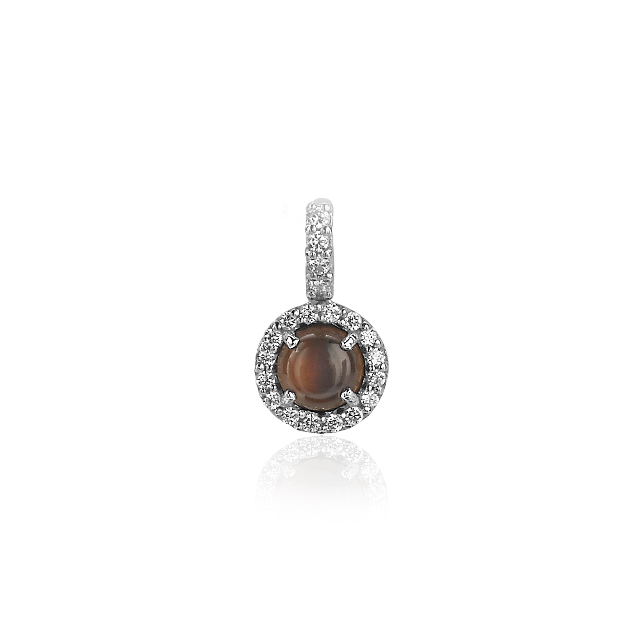 ZINZI Sterling Silver Pendant Brown Mother-of-Pearl ZIH1039C