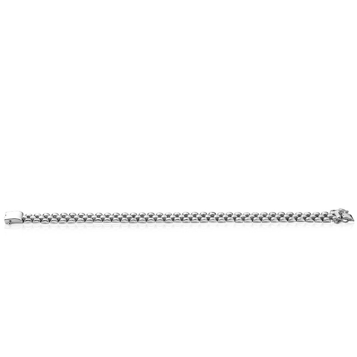 ZINZI Sterling Silver Chain Bracelet 9mm by Dutch Designer Mart Visser MVA22