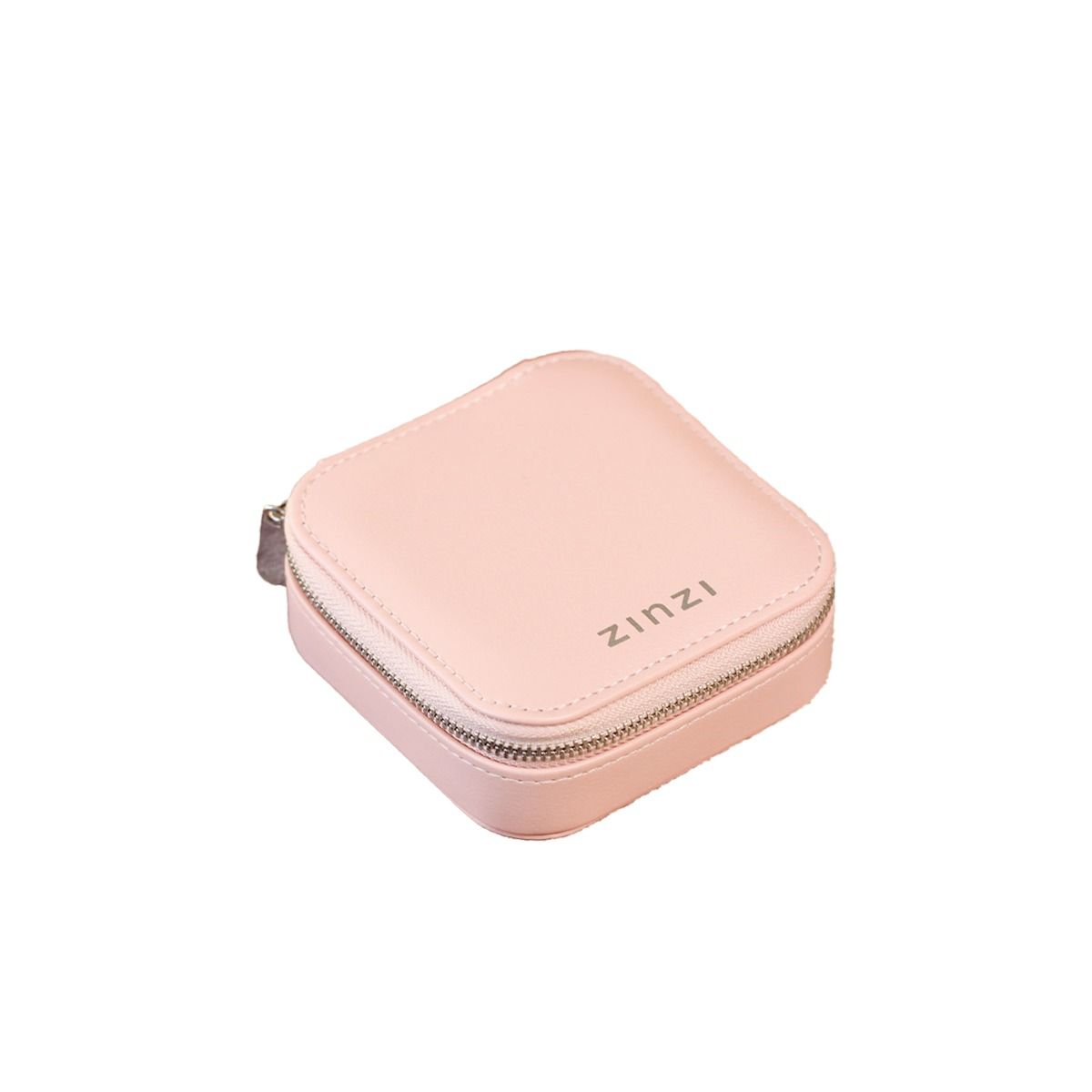 Luxury pink ZINZI jewellery box for travel