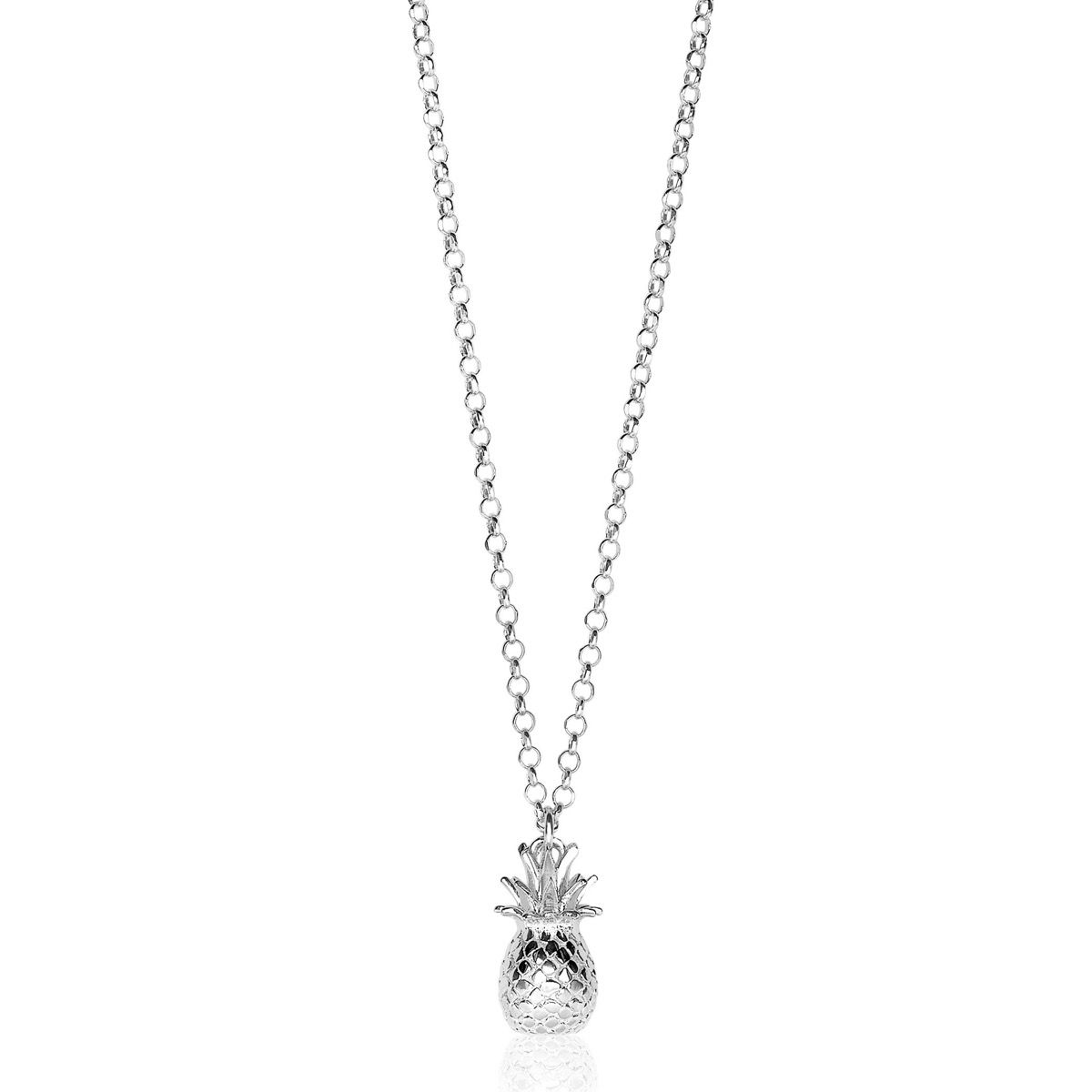 ZINZI Sterling Silver Necklace Pineapple 42-45cm ZIC1699