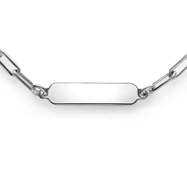 ZINZI Sterling Silver Chain Necklace with Beads and 3 Shiny Heart Charms 17-20cm ZIC2531