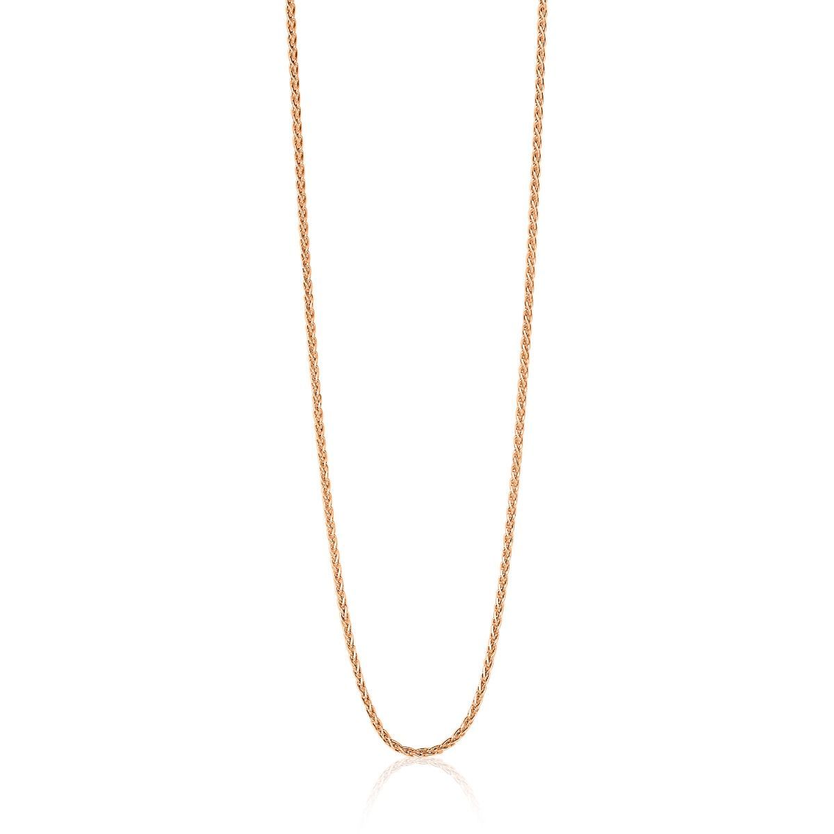 ZINZI zlv. palmier collier 45 cm rosé verguld