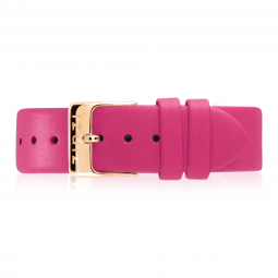 ZINZI Retro Fuchsia Pink Leather Strap 18mm RETBAND25