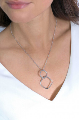 ZINZI Sterling Silver Necklace 60 cm Pendants