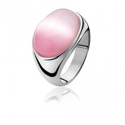 ZINZI Sterling Silver Ring Pink ZIR672
