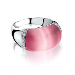 ZINZI Sterling Silver Ring Pink ZIR794R