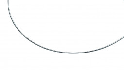 ZINZI Sterling Silver Omega Necklace width 1mm 48cm ZIOM1-48