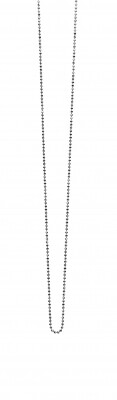 45cm ZINZI Sterling Silver Beads Necklace ZI45BOLXS