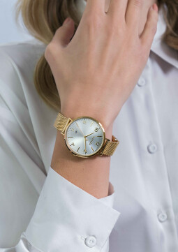 ZINZI Watch SOPHIE Silver Dial Golden