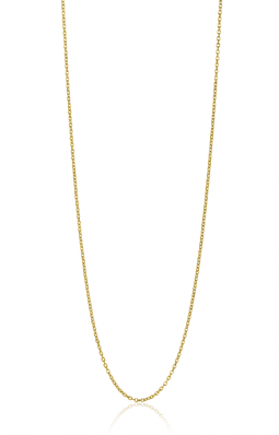 42cm ZINZI Gold 14 krt anker ketting 0,9mm breed, ideaal om je hanger aan te bevestigen ZGLA42-09