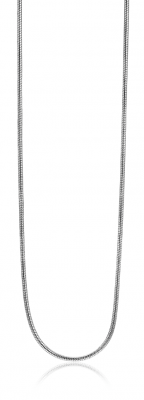 ZINZI Sterling Silver Snake Necklace 1mm width 42cm ZISL42