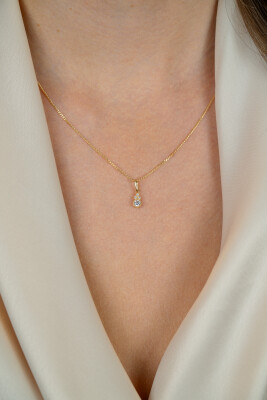 ZINZI GOLD hanger fantasie zirconia's