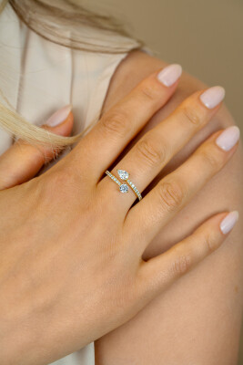 ZINZI zlv. ring gg.verg.slag model peer/rond zirc.mt62