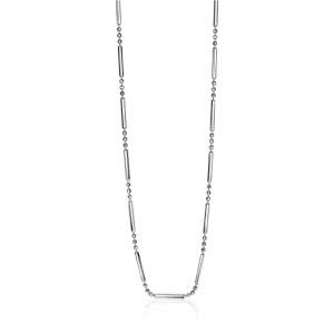 ZINZI Sterling Silver Fantasy Necklace with Bars 40-44cm ZIC1452
