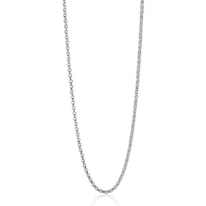 45cm ZINZI Sterling Silver Rolo Chain Necklace ZILC-J45