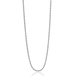 45cm ZINZI Sterling Silver Beads Necklace ZILC-B45