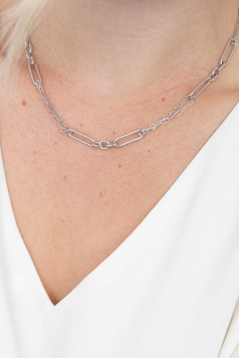 ZINZI Sterling Silver Necklace Trendy Chain 45cm ZIC1991