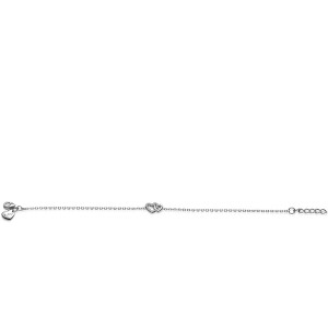 ZINZI zlv. armband 2 hartjes verbonden 1x zirc.