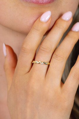 ZINZI zlv. ring gg.verg. golfjes glad/zirc.mt.62